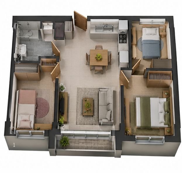 3 Bedroom Apartment for sale in Pangani, Nairobi